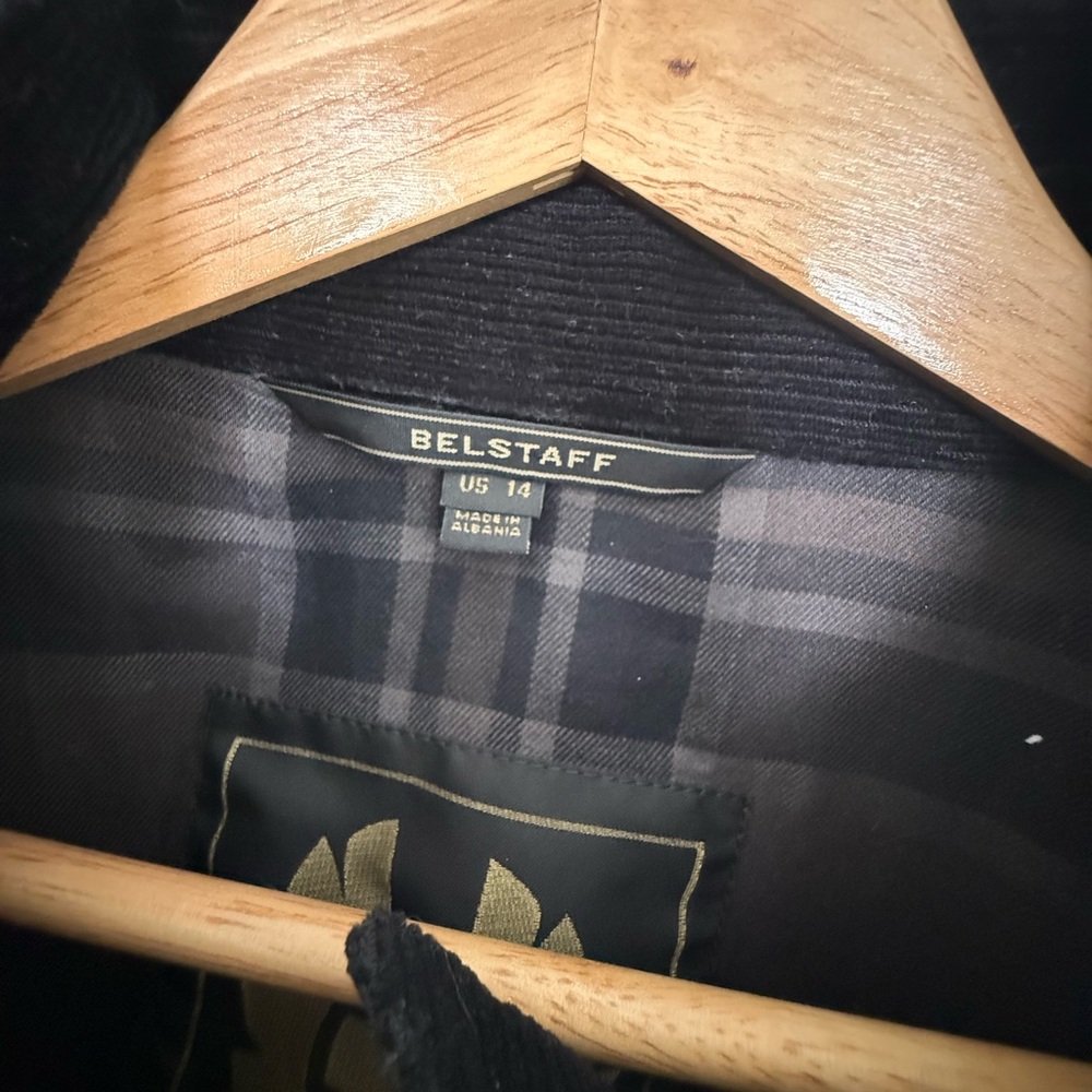 Belstaff  Heirloom Trialmaster Jacket, Black coated jacket size 14 - Picture 12 of 17